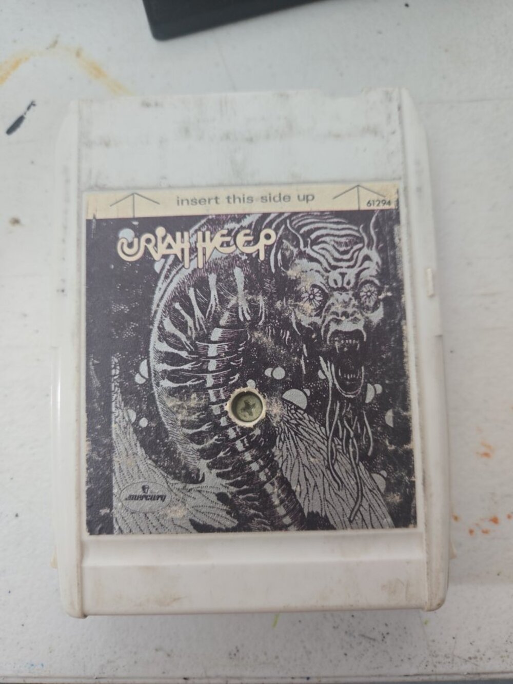 Vintage Uriah Heep 1970 8 Track Tape Self Titled Album Mercury MC8-61294 Unteste